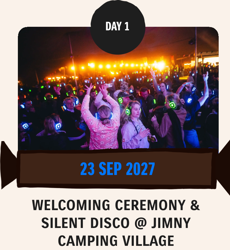 Day 1 - Welcoming Ceremony and Silent Disco